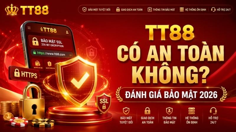 TT88 Có An Toàn Không? Đánh Giá Bảo Mật 2026