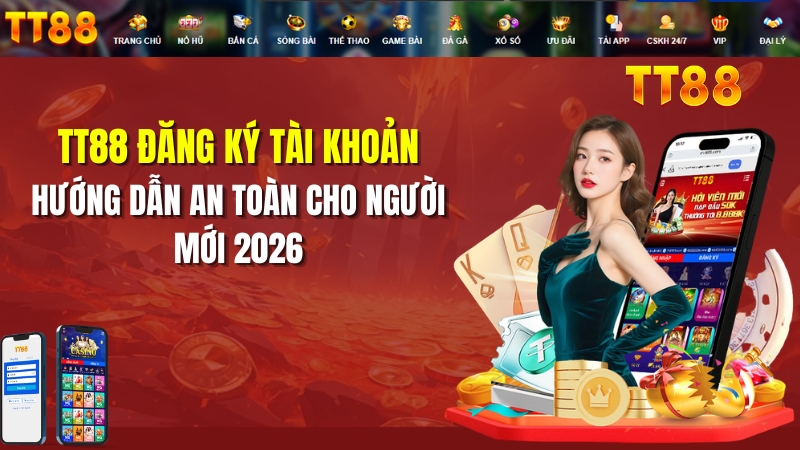 TT88 Đăng Ký Tài Khoản – Hướng Dẫn An Toàn Cho Người Mới 2026