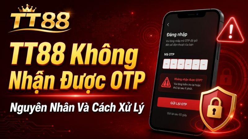 TT88 Không Nhận Được OTP – Nguyên Nhân Và Cách Xử Lý